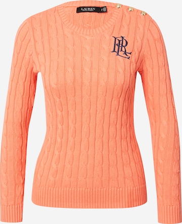 Lauren Ralph Lauren Trui 'MONTIVA' in Oranje: voorkant