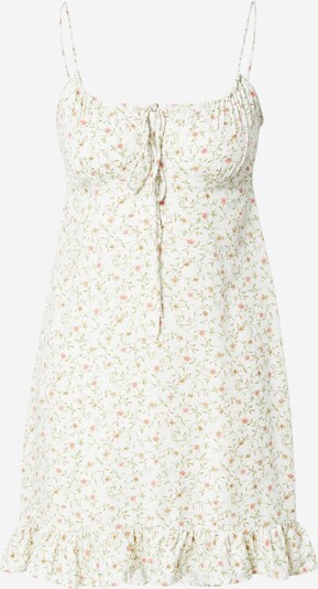 Motel Kleid 'Alaca' in creme / grün / melone, Produktansicht