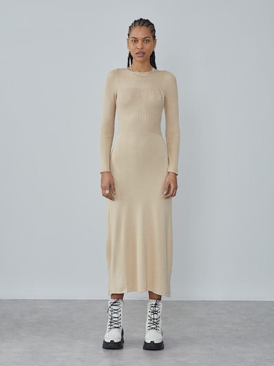 Rochie tricotat 'Sina' LeGer by Lena Gercke pe bej / crem, Vizualizare model