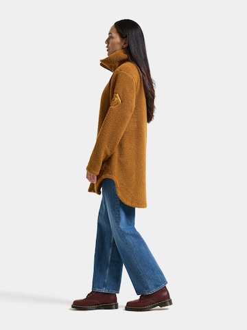 Didriksons Fleece jas in Bruin