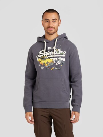 Superdry Collegepaita 'New York' värissä sininen: etupuoli
