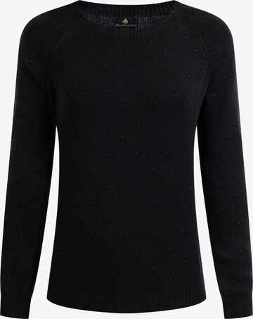 DreiMaster Klassik Sweater 'Markani' in Black: front