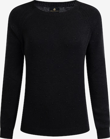 DreiMaster Klassik Sweater 'Markani' in Black: front