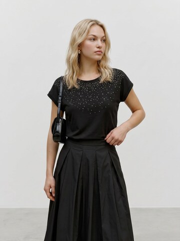 VERO MODA Shirt 'AVA' in Zwart: voorkant