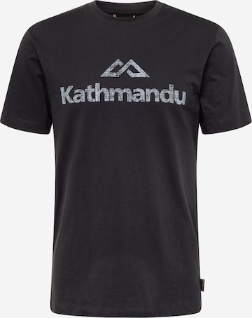 Kathmandu - Camiseta funcional en negro: frente