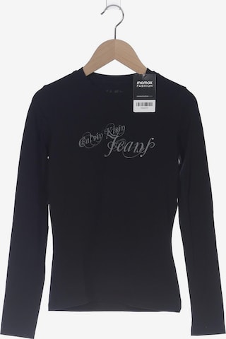 Calvin Klein Jeans Langarmshirt S in Schwarz: Vorderseite