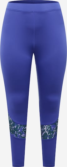 Reebok Pantalon de sport en vert foncé / violet / violet foncé, Vue avec produit