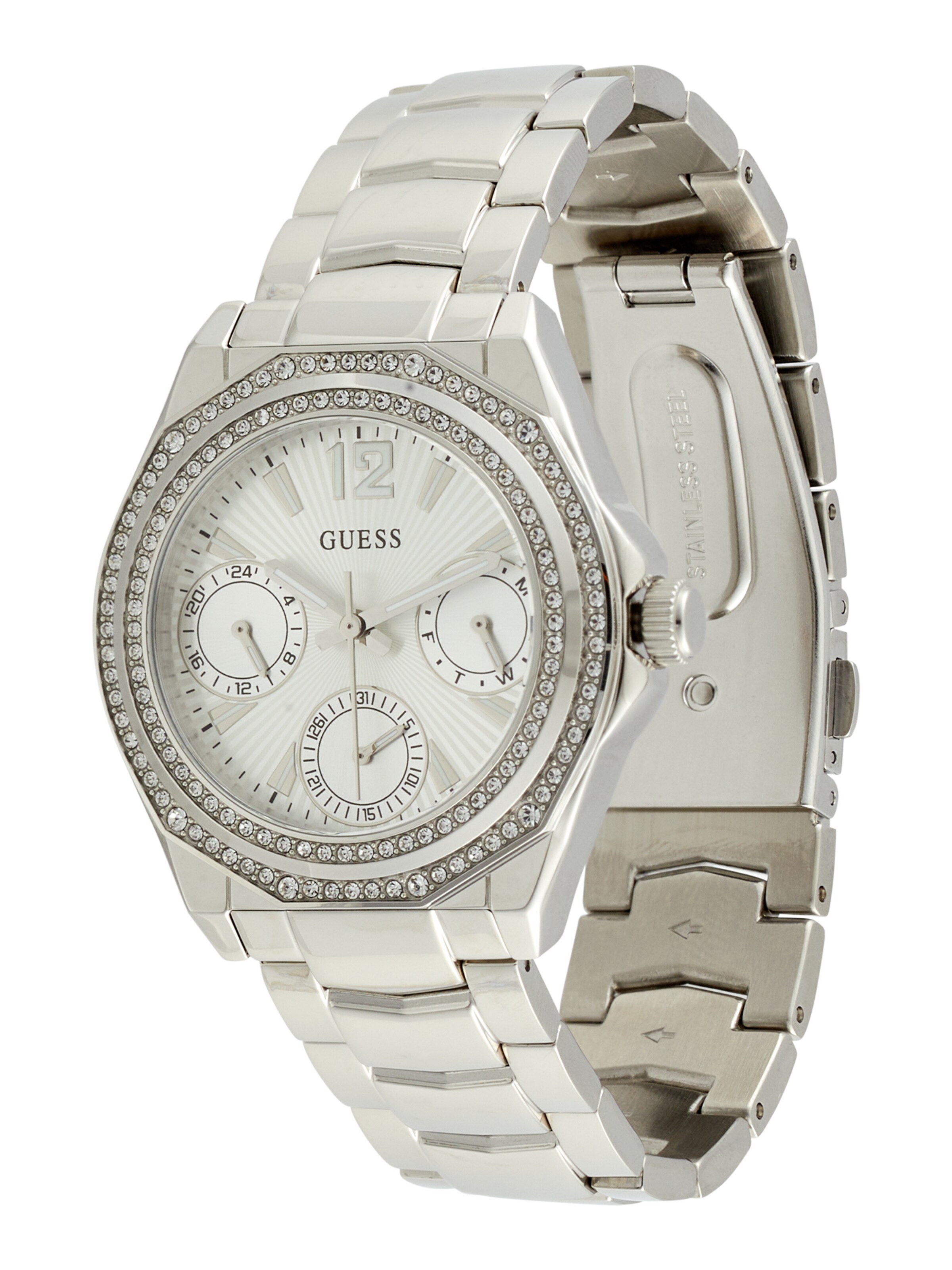 GUESS Analog Watch in Silver: front