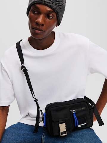 Borsa a tracolla ' UTILITY ' di KARL LAGERFELD JEANS in nero: frontale