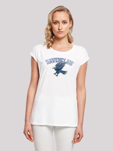 T-shirt 'Harry Potter Ravenclaw Sport Emblem' F4NT4STIC en blanc : devant