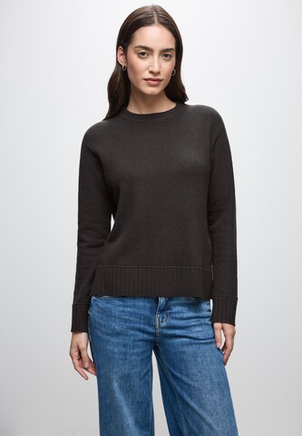 STREET ONE Sweater in Brown: front