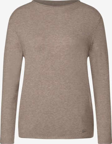 STREET ONE Sweater in Beige: front