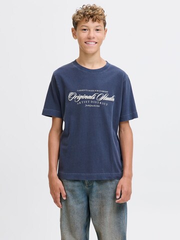 Maglietta di Jack & Jones Junior in blu: frontale
