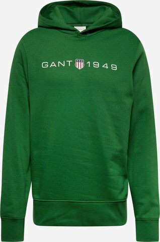 Sweat-shirt GANT en vert : devant