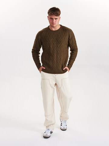 Dxnmxrk Pullover 'DXDiego' in Grün