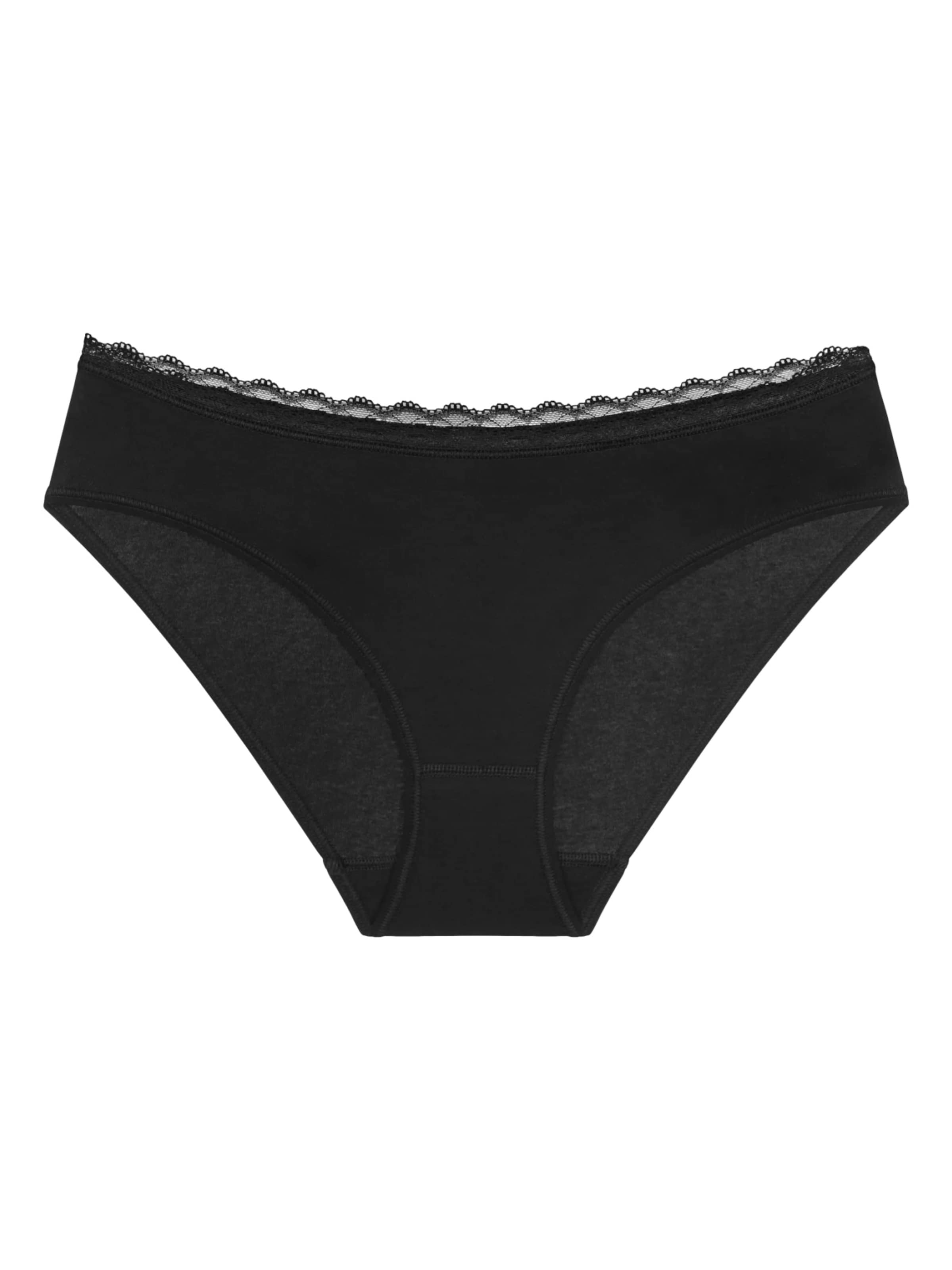 TRIUMPH Slip 'Feel of Cotton' in Schwarz