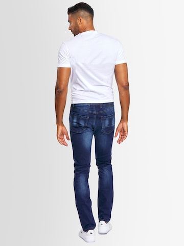 Alessandro Salvarini Slimfit Jeans 'Genova' in Blauw