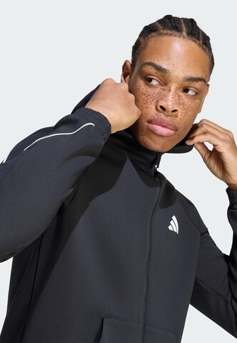 ADIDAS SPORTSWEAR Bluza rozpinana sportowa 'Stadium' w kolorze czarny