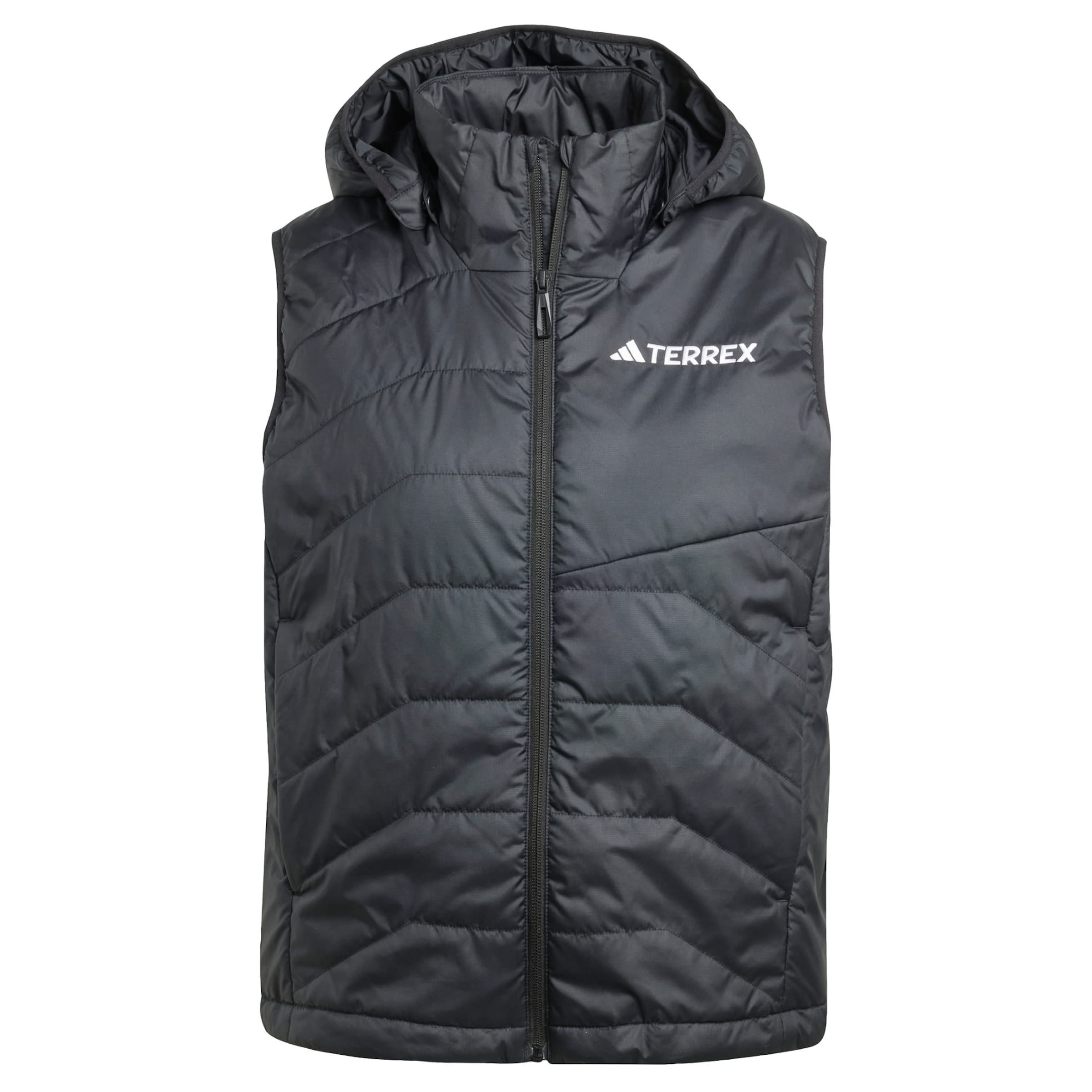 ADIDAS TERREX - Chaleco deportivo 'Multi Climawarm Insulated Hooded' en negro: frente
