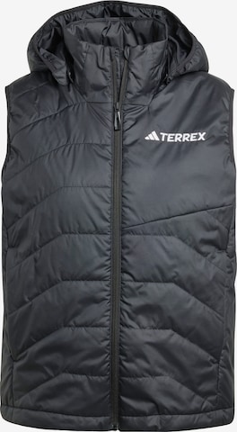 Gilet de sport ADIDAS TERREX en noir : devant