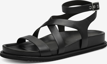 Sandales NEWD en noir : devant