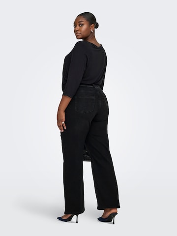 ONLY Carmakoma Loosefit Jeans 'CARWilly' in Zwart