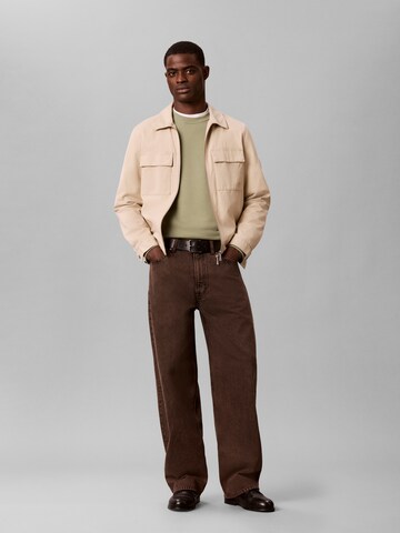 Felpa di Calvin Klein Jeans in verde