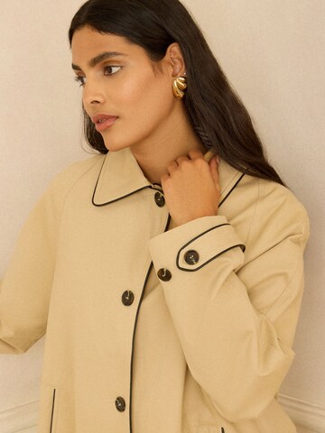 love & roses Демисезонное пальто в Бежевый