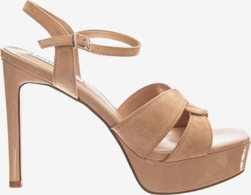 STEVE MADDEN Sandały 'LAVISHER BLUSH SUED' w kolorze beżowy: przód