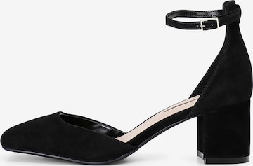 CAFè NOIR Heels in Schwarz: Vorderseite