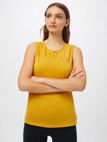 VAUDE Sports top 'Skomer' in Yellow: front