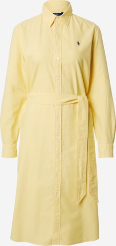 Polo Ralph Lauren - Vestido camisero 'CORY' en amarillo: frente