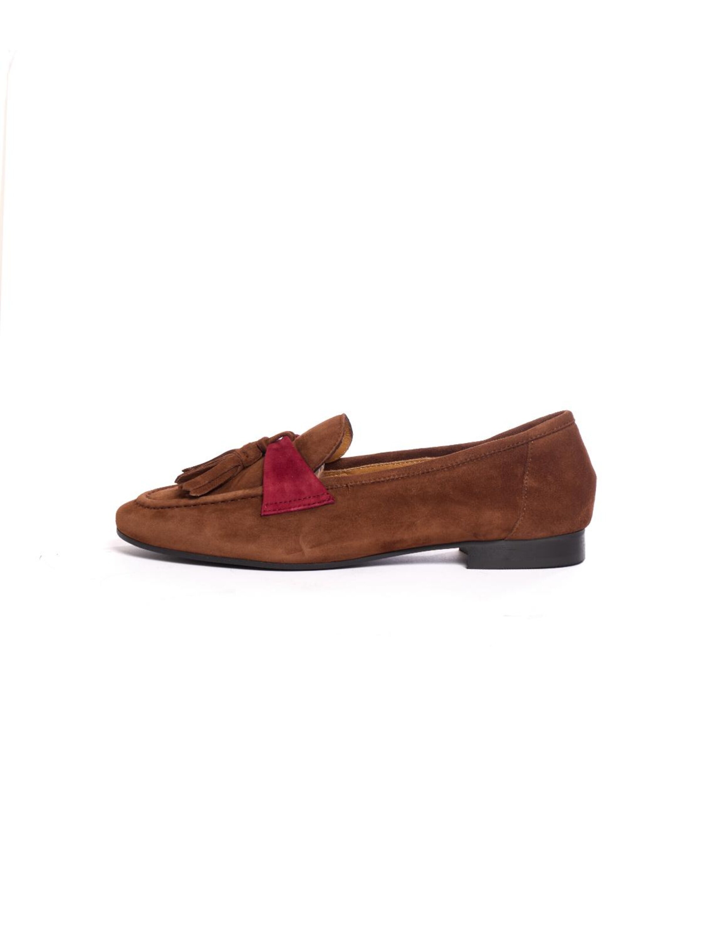 Flarelle Moccasin 'Fruscio' in Brown: front