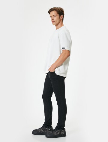 Koton Flared Jeans 'Brad' in Zwart