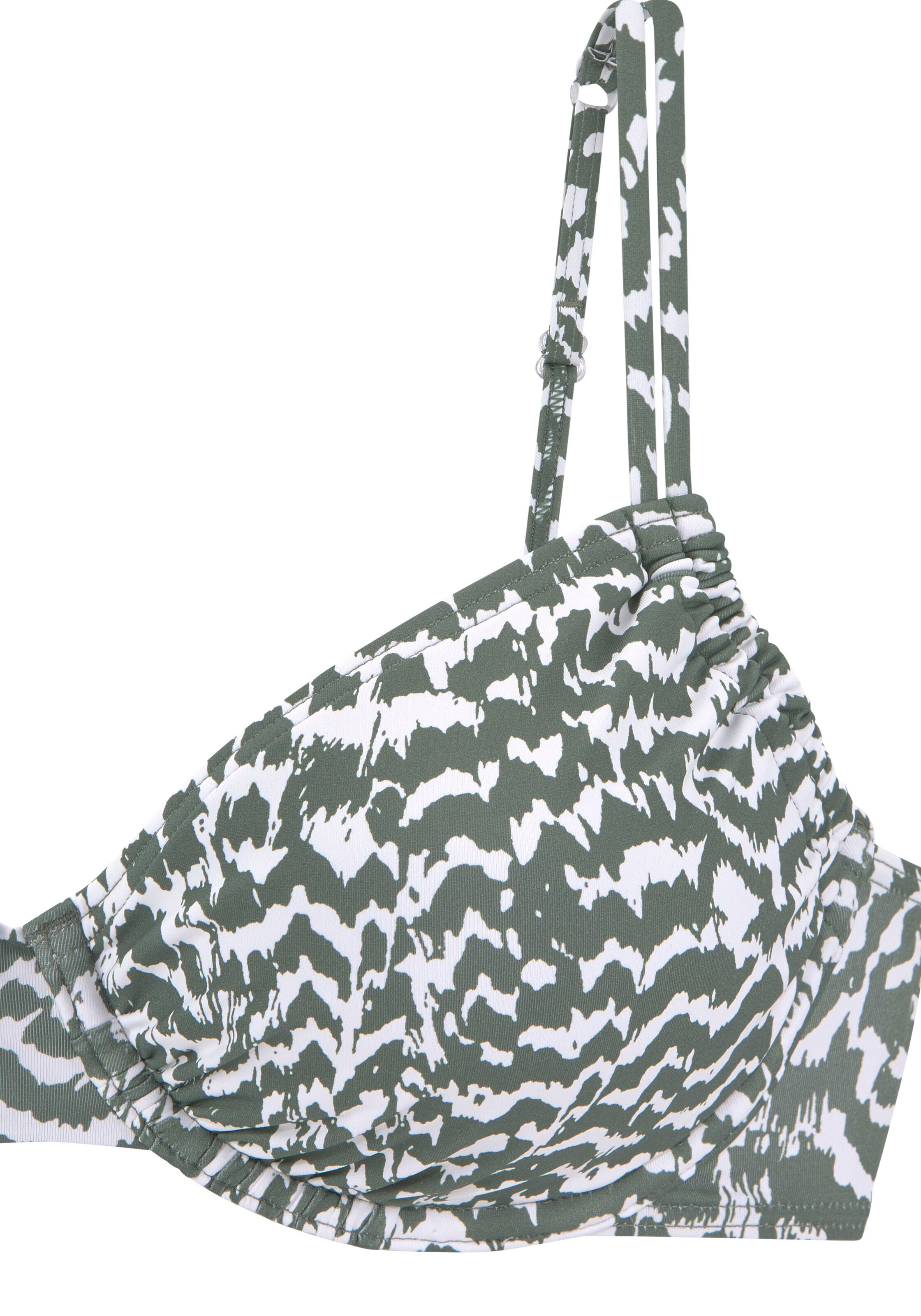 LASCANA T-Shirt Bikinitoppi värissä harmaa