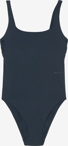 Marc O'Polo Bustier Badpak ' Stockholm (Essentials) ' in Blauw: voorkant