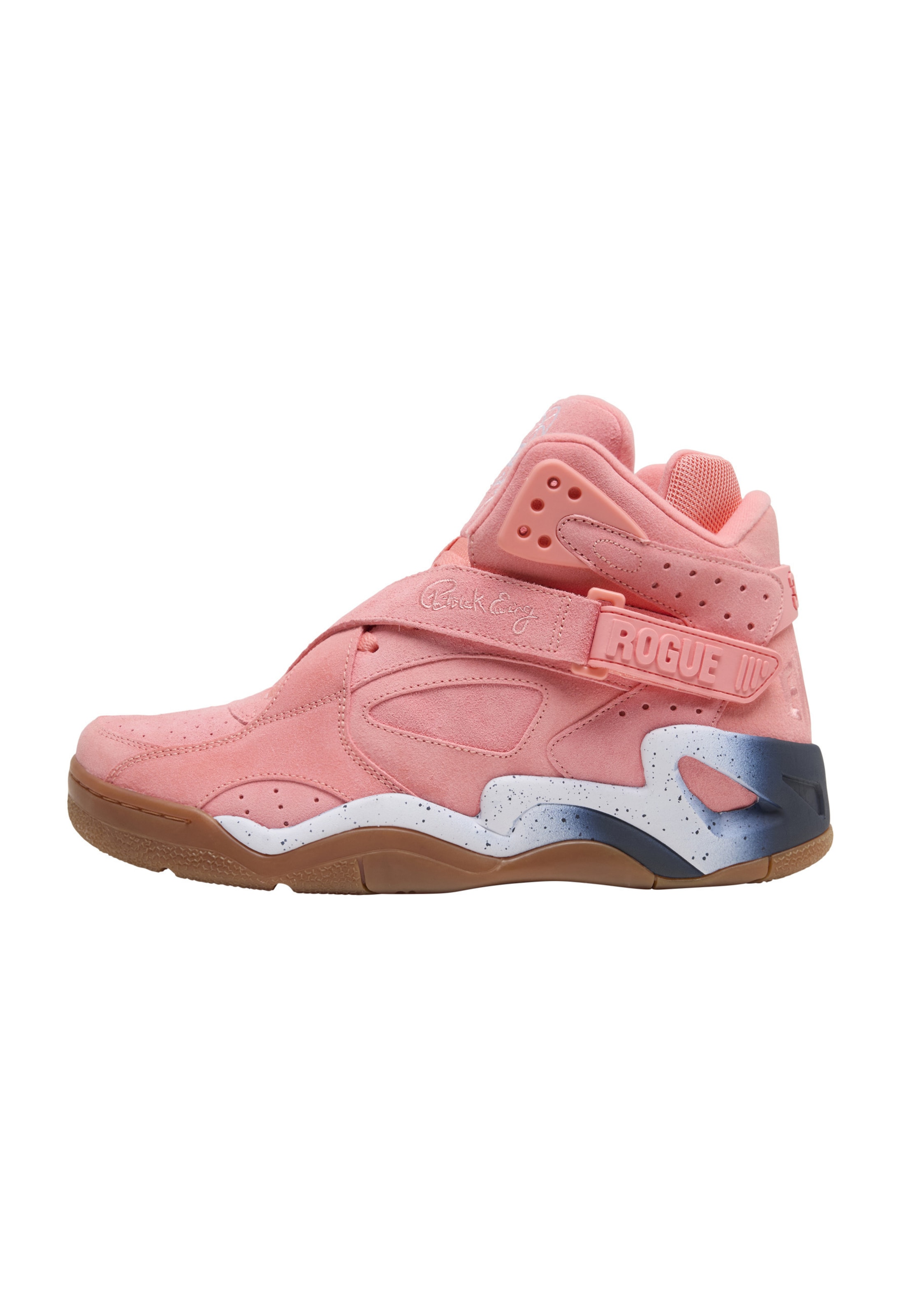Sneaker alta 'Rogue' di Ewing in rosa: frontale