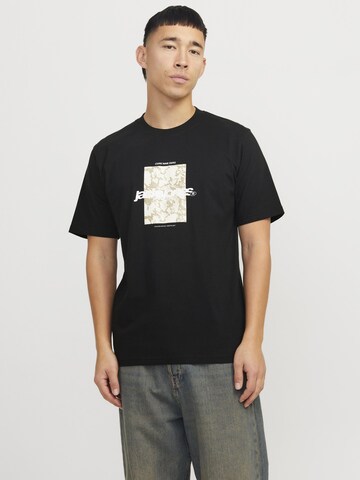 T-Shirt 'JCOTARMAC' JACK & JONES en noir : devant