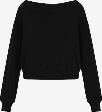 DreiMaster KlassikSweater majica 'Classic Look' - crna boja: prednji dio