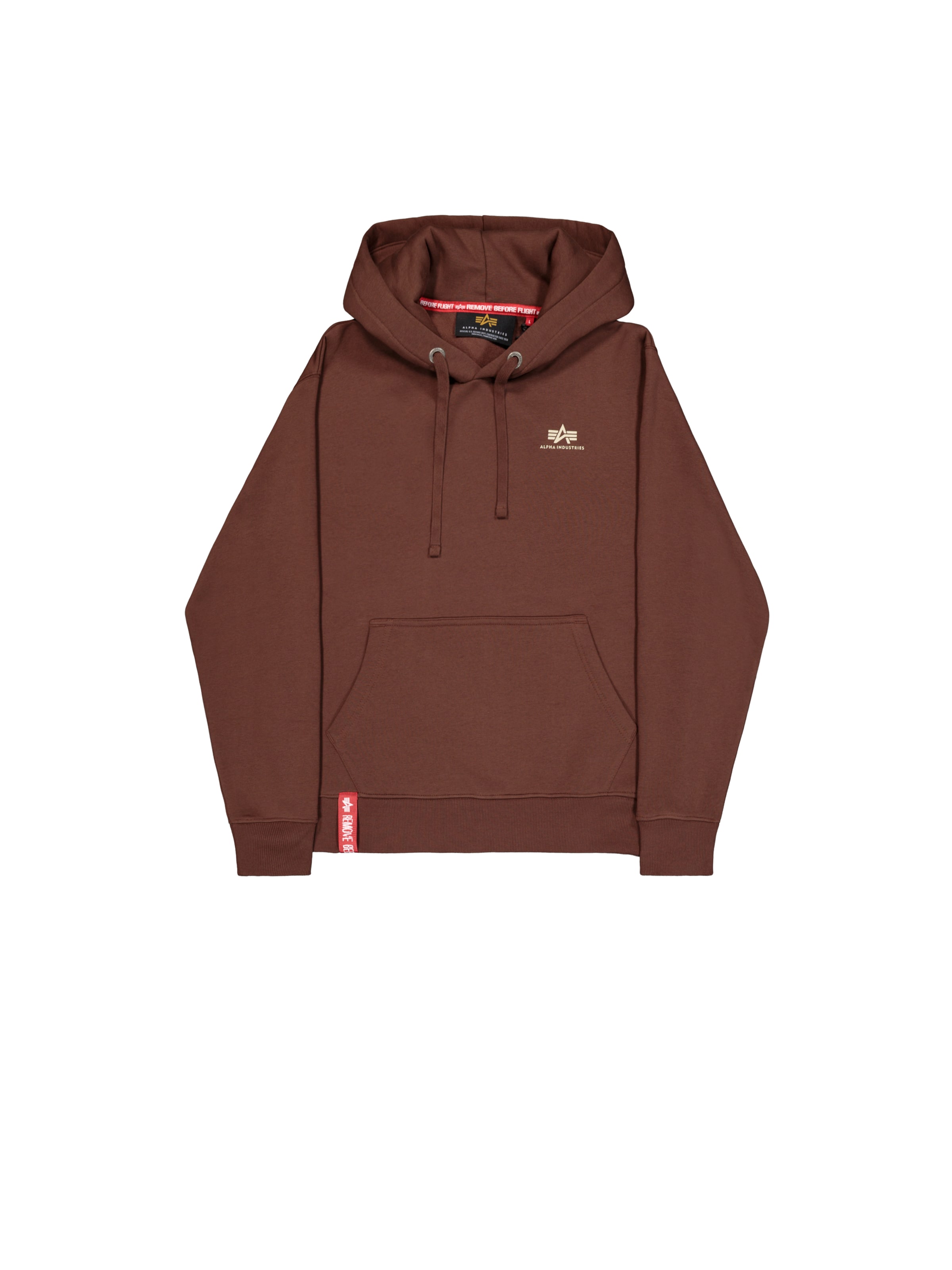 ALPHA INDUSTRIES Sweatshirt in Brown: front