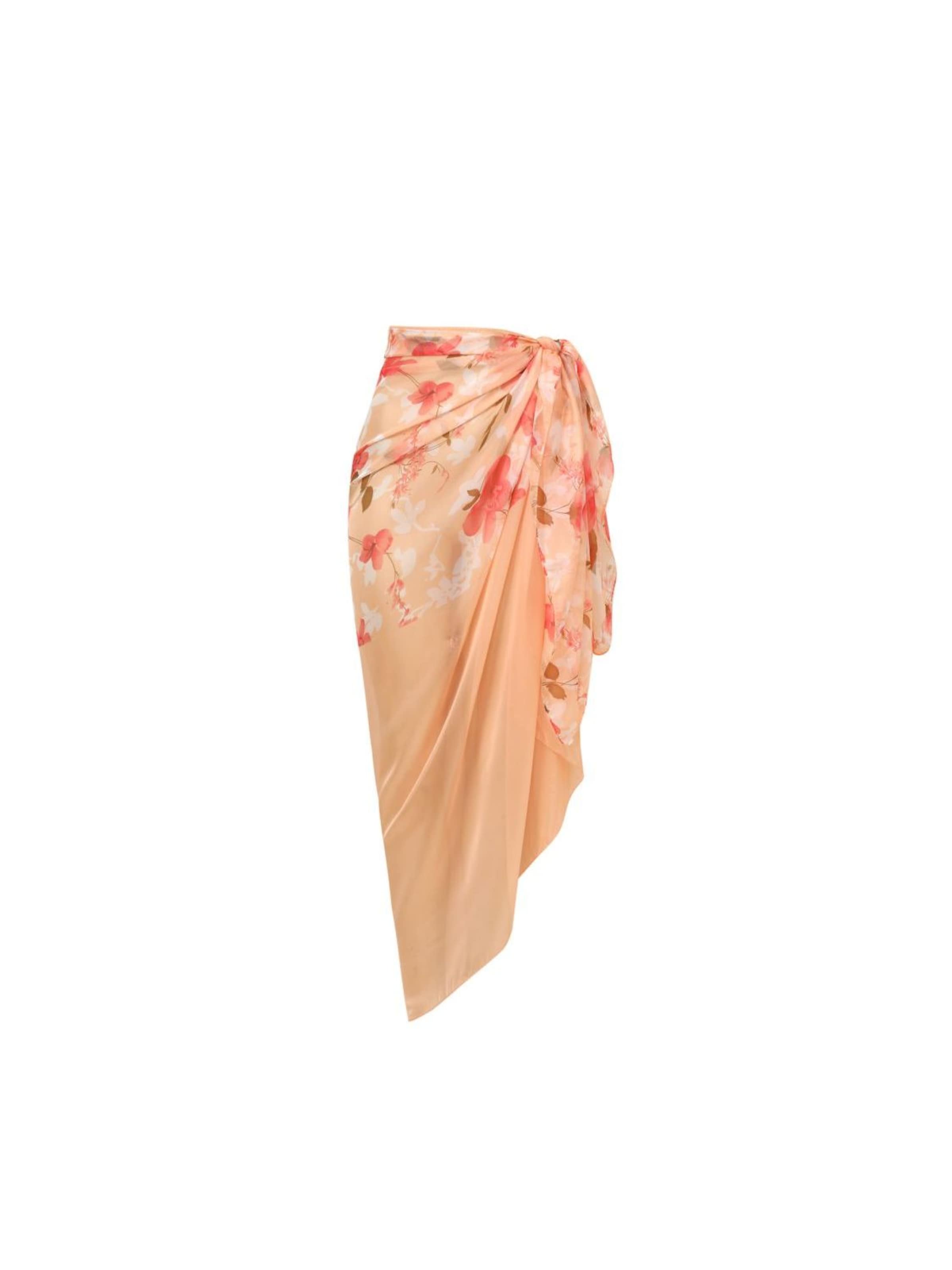 alberto cabale - Vestido de playa 'NATALIA' en naranja: frente