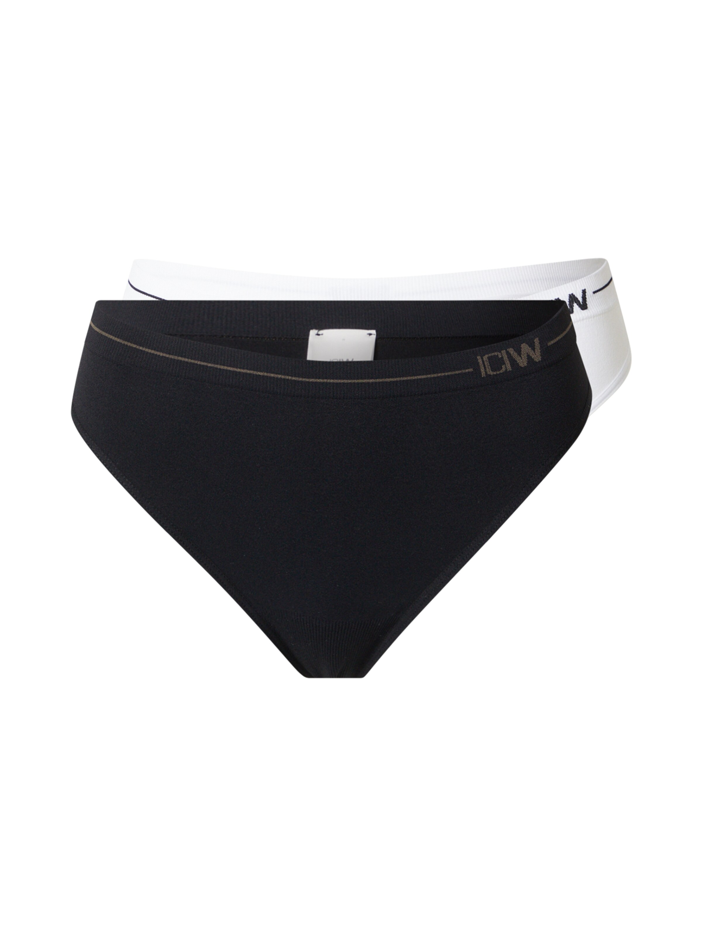 ICANIWILL Spordialuspüksid 'Everyday', värv must: eest vaates