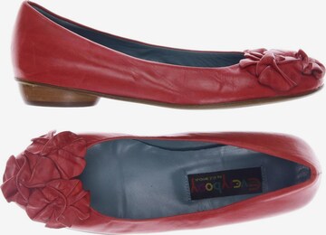 Everybody Flats & Loafers in 37 in Red: front