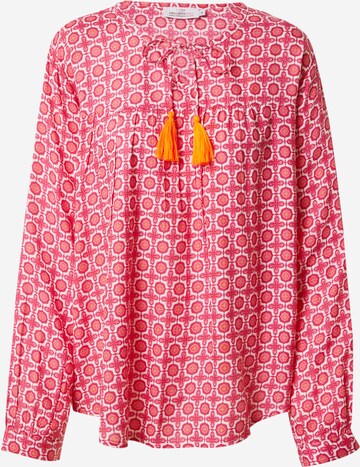 Zwillingsherz Blouse 'Yumi' in Roze: voorkant