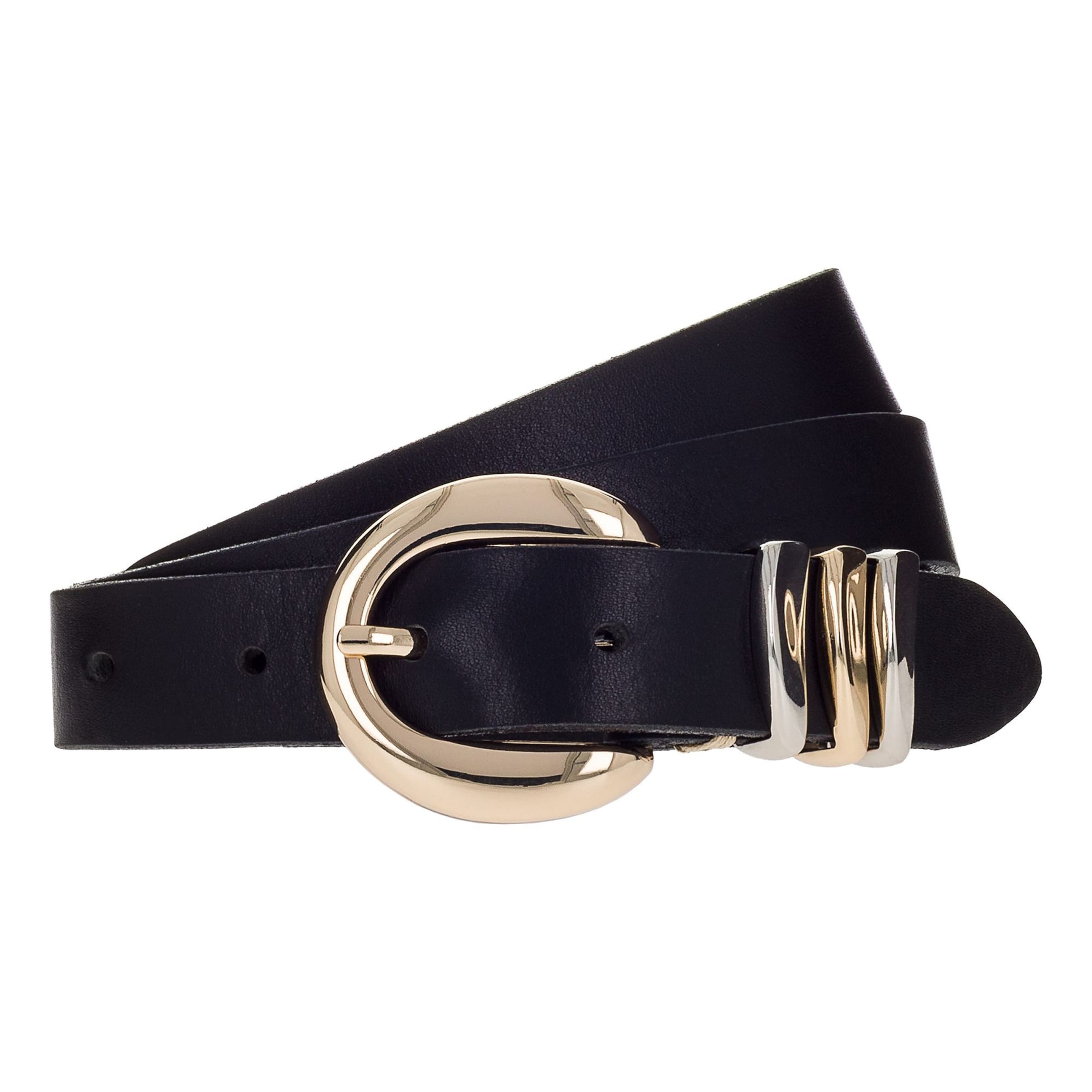 Ceinture B.BELT en noir : devant