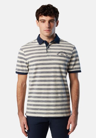 North Sails Gestreiftes Poloshirt in Mischfarben: predná strana