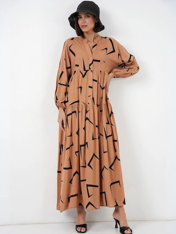 Bigdart Maxi Kleid in Beige: Vorderseite