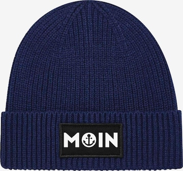 Youth Designz Beanie 'Moin' in Blue: front