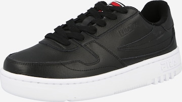 Sneaker low 'Ventuno' de la FILA pe negru: față