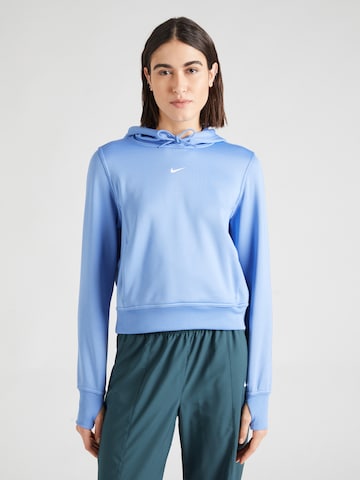 NIKE Sportief sweatshirt 'ONE' in Blauw: voorkant